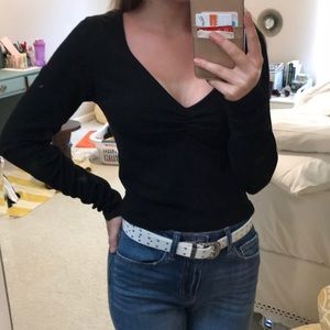 Pacsun Black V-Neck Shirt
